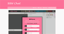 Desktop Screenshot of bbwchat.com